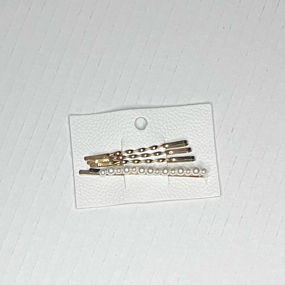 Free People Mini Pearl Hair Pins - Picture 3 of 4